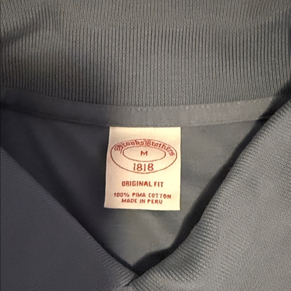 Brooks Brothers Men's Blue Polo Shirt - Picture 2 of 7